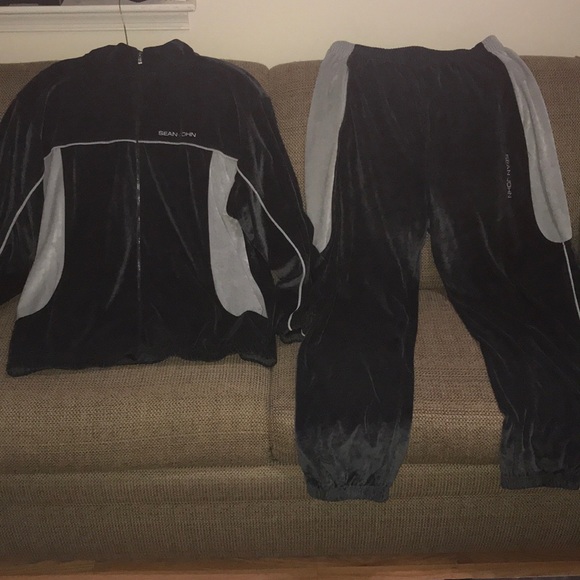 sean john velour sweatsuits